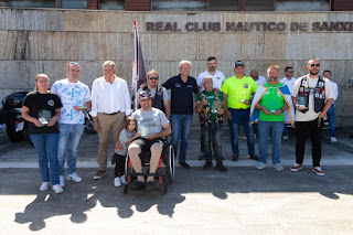 Entrega de premios de la XXXVI Concentración Mototurística Internacional Rías Baixas en Sanxenxo