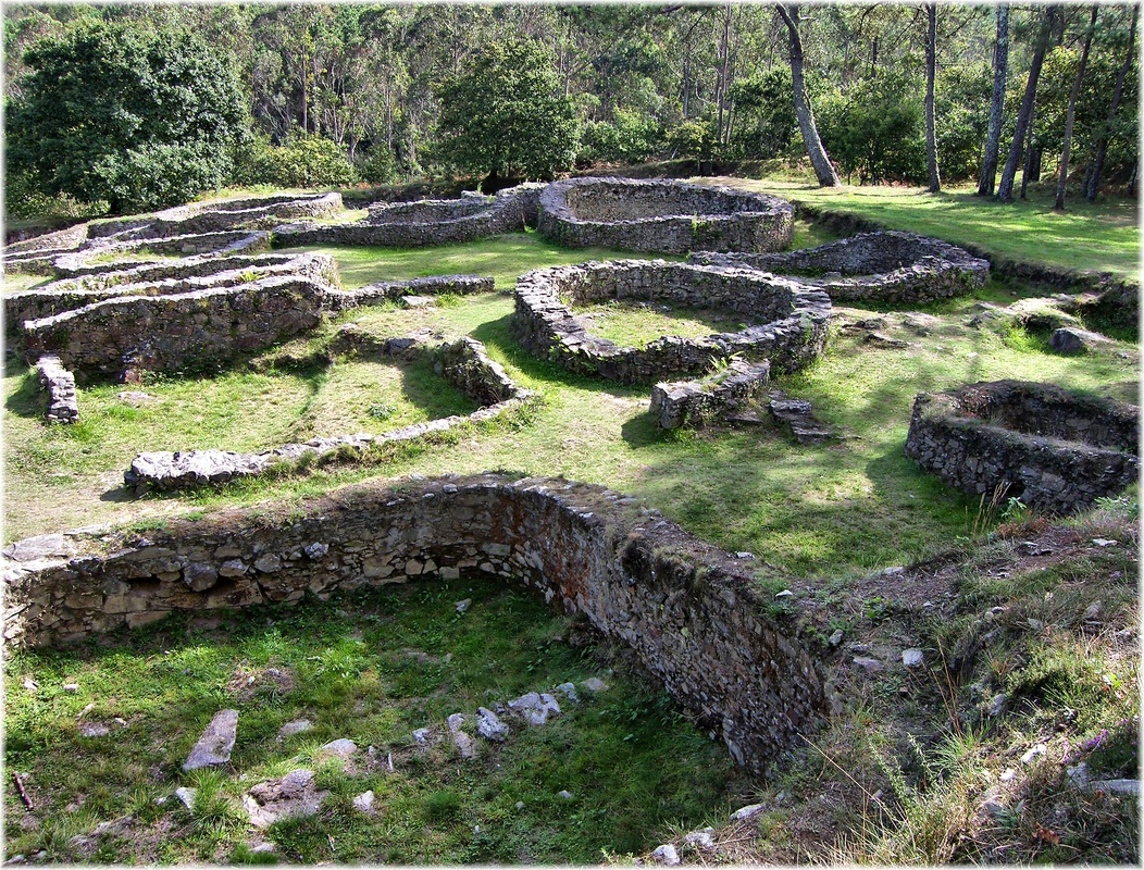 Castro de Borneiro, cabana de bergantiños. a coruña