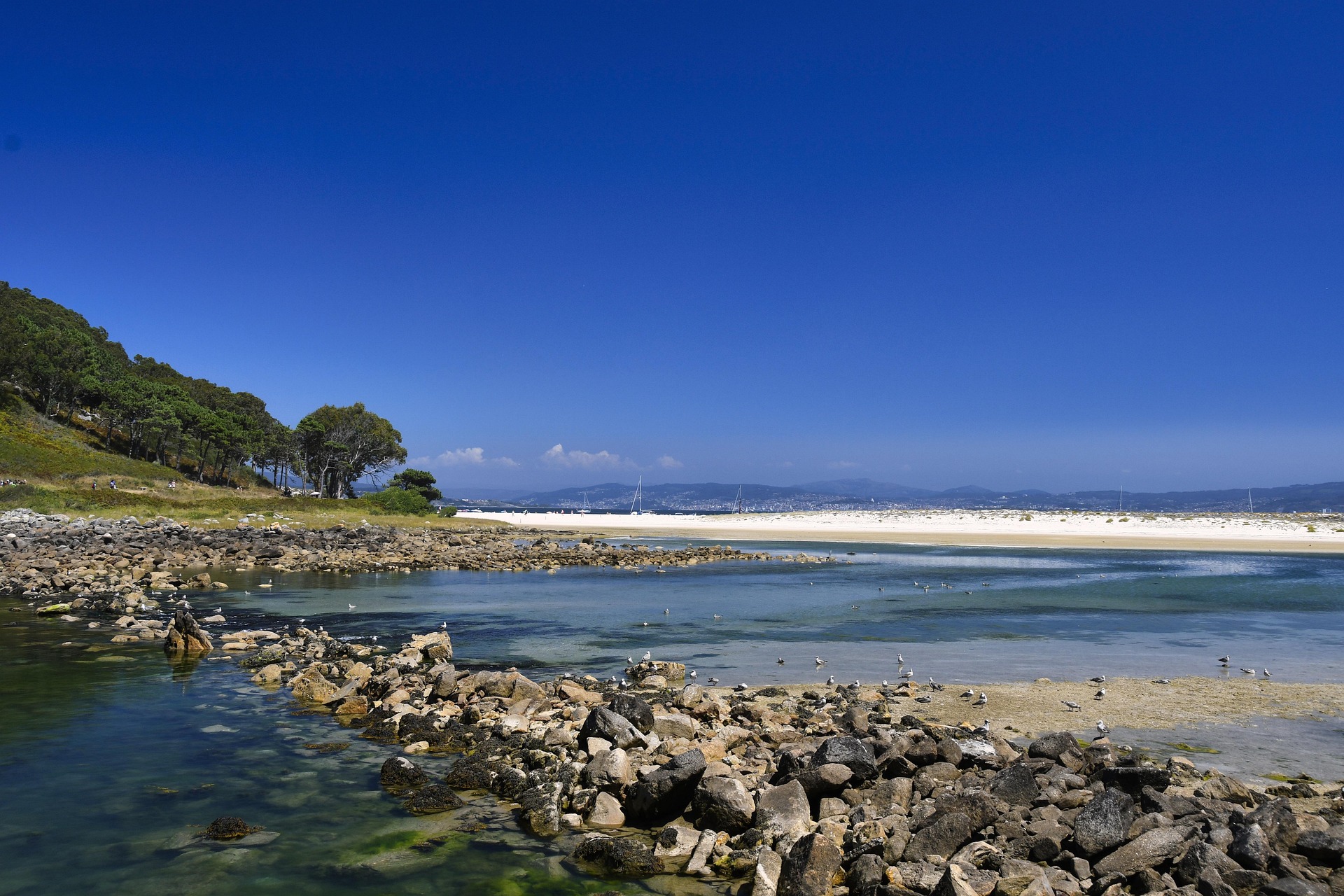 Las islas Cies Playa de Rodas