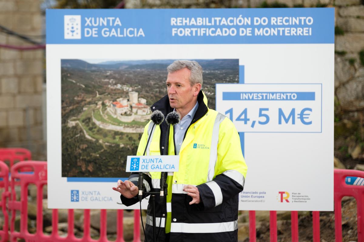 El Castillo de Monterrei avanza en su restauración con una inversión de 14 millones de euros