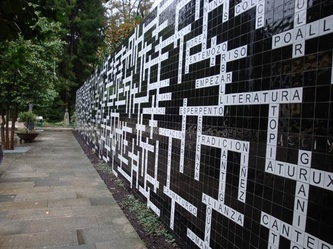 Muro de las palabras, Caldas de Reis
