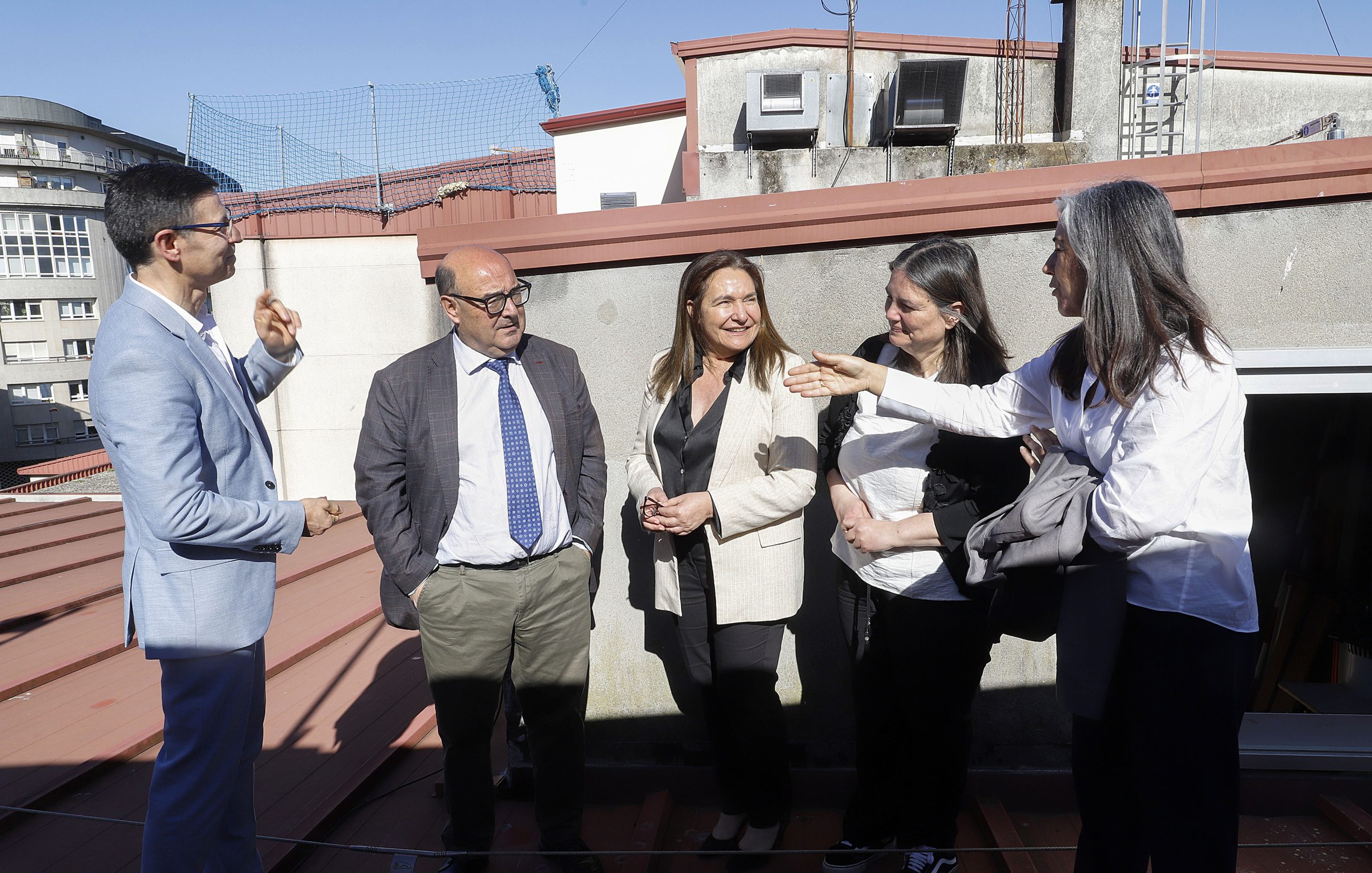 La Xunta invierte más de 250.000 euros en renovar la cubierta del IES Politécnico de Vigo