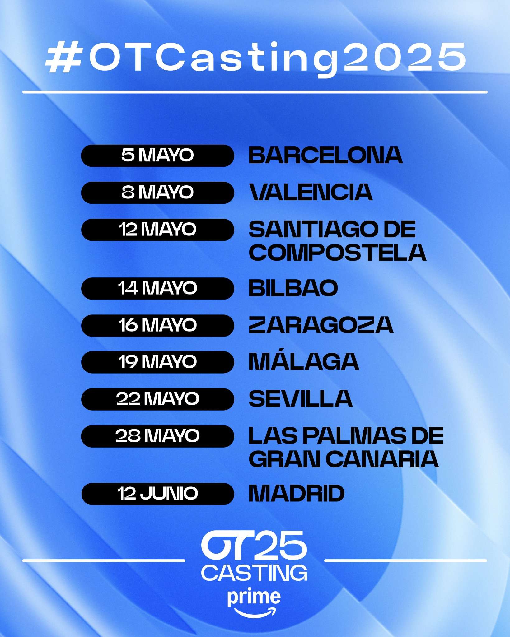 ¿Quieres entrar en OT 2025?Santiago como única sede en Galicia