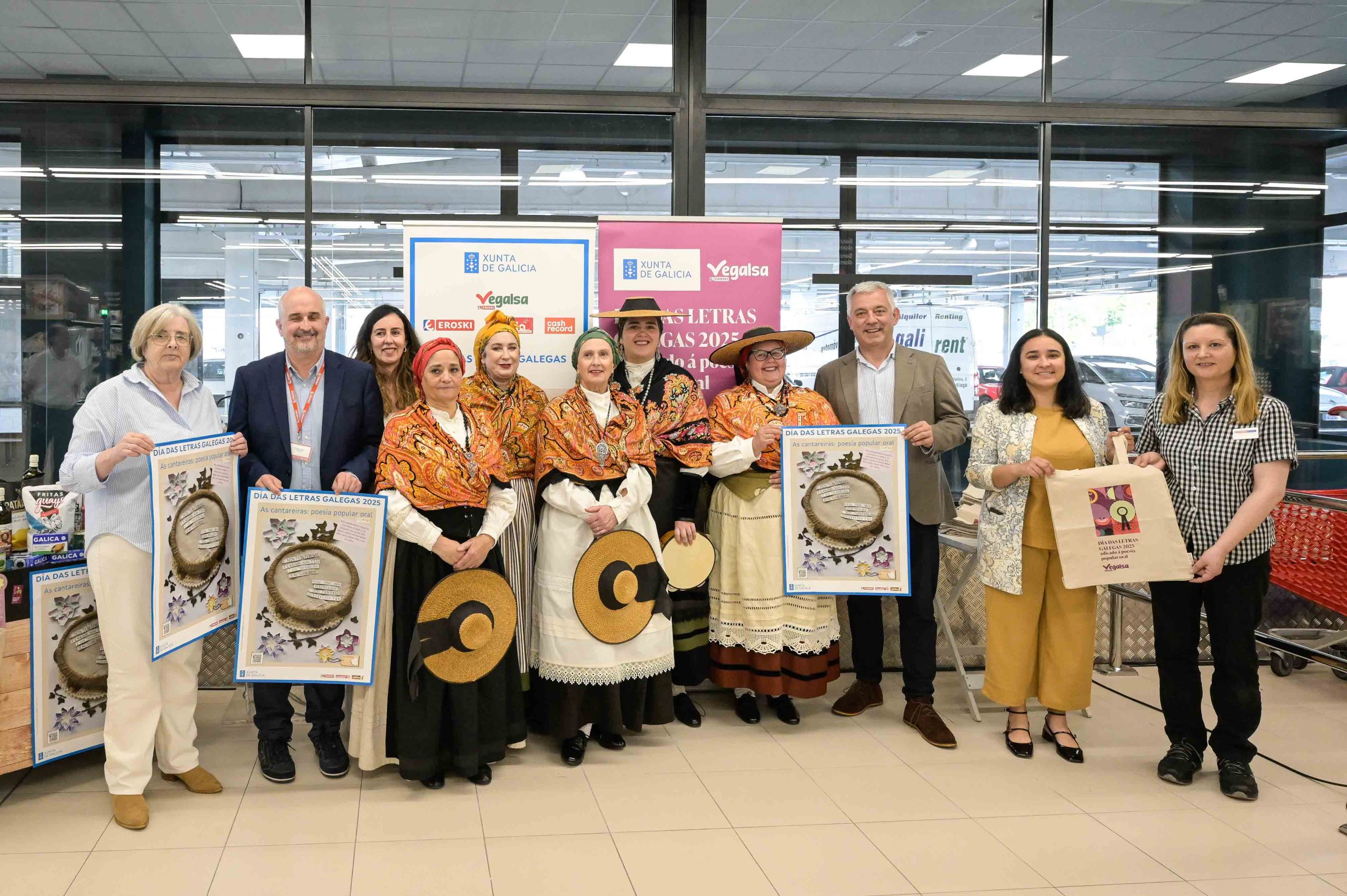 Xunta y Vegalsa-Eroski celebran el Día das Letras Galegas con una campaña en homenaje a las cantareiras