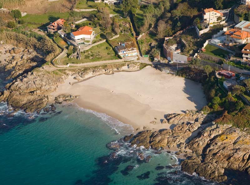 Playa de Fortiñón: Playa dos Muiños