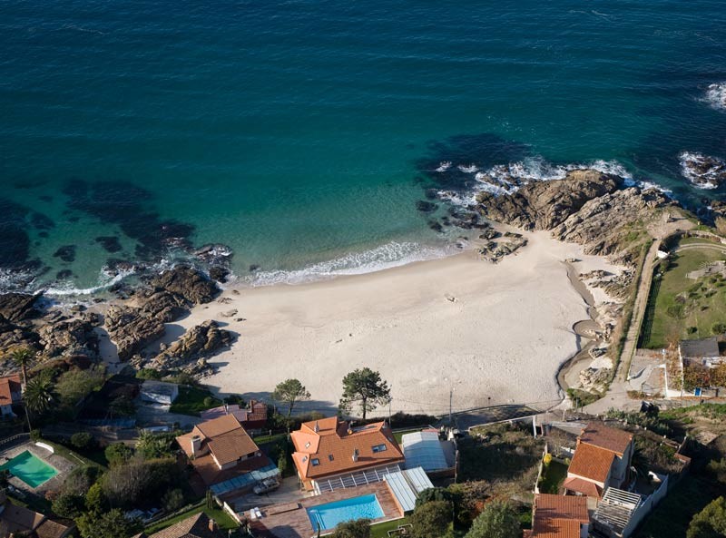 Playa de Fortiñón: Playa dos Muiños