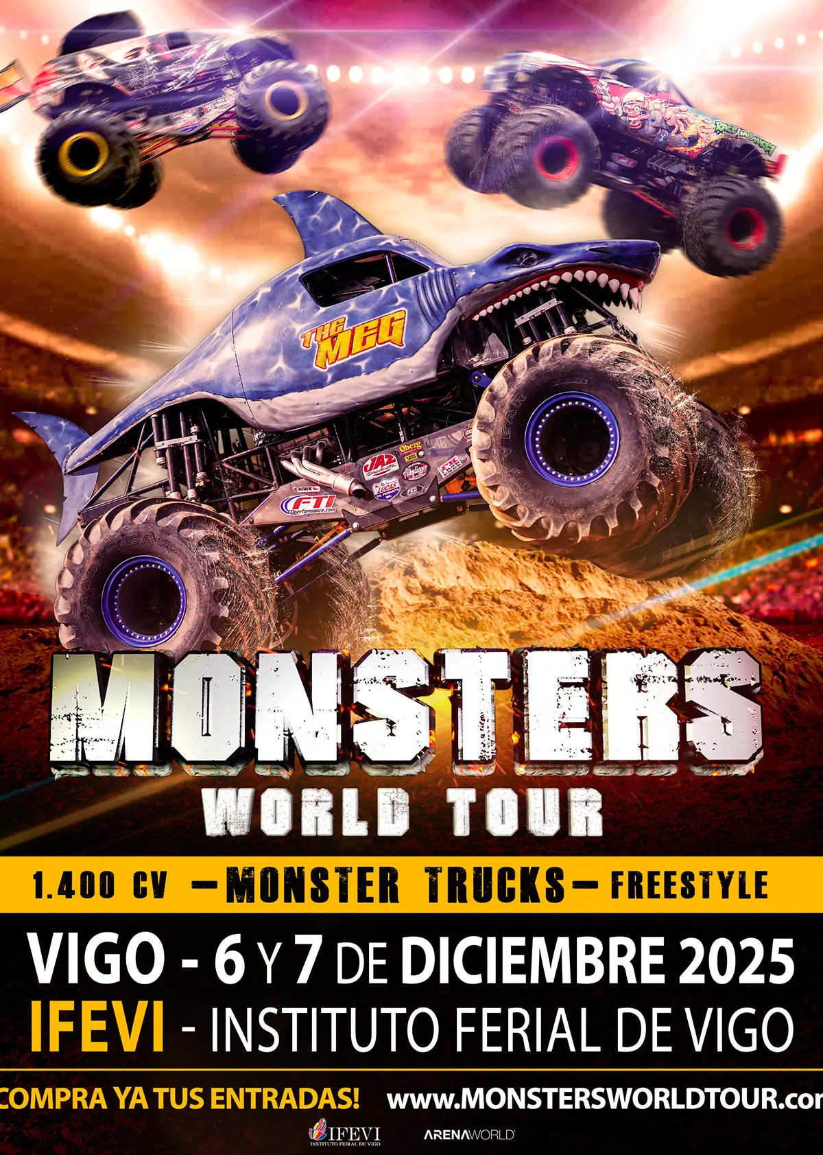 Monsters World Tour 2025 en Vigo