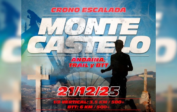 Cronoescalada Monte Castelo 2025 en Viveiro