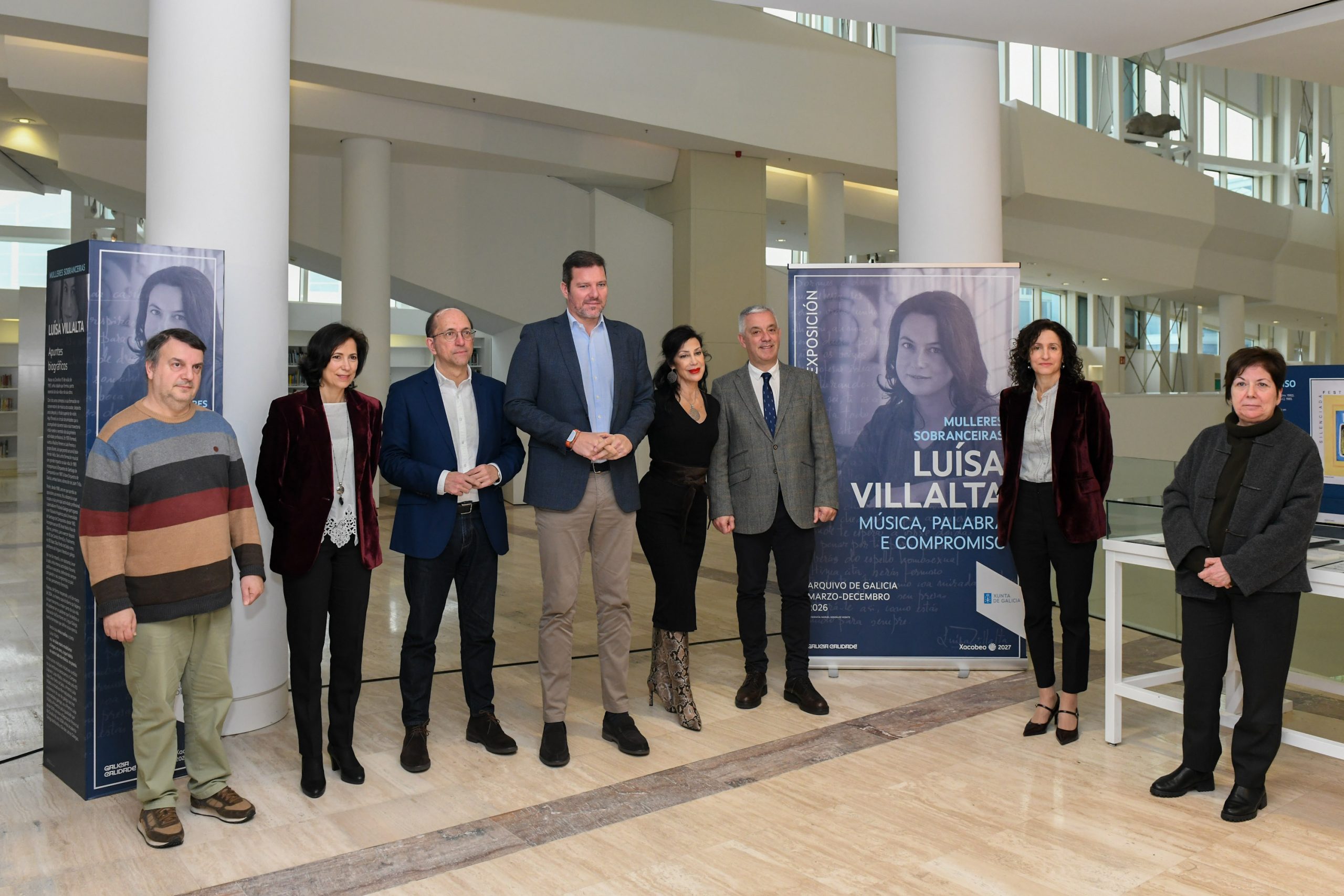 Exposición sobre Luísa Villalta en el Archivo de Galicia