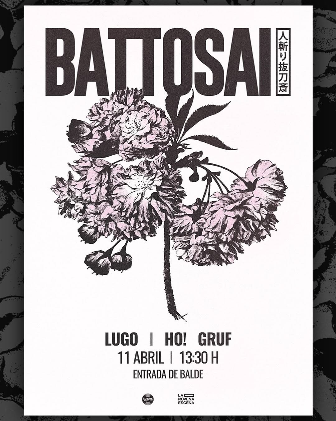 Battosai Lugo 2026 | Concierto gratuito 11 de abril Ho! Gruf
