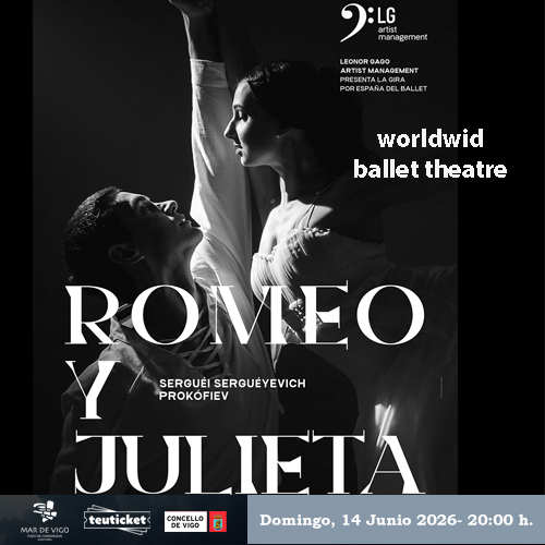 El Ballet 'Romeo y Julieta' llega al Auditorio Mar de Vigo
